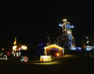 Village illumines